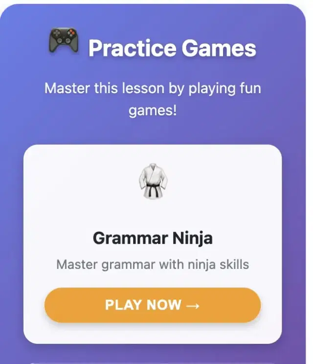 Learn Any Curriculum by Playing Games screenshot